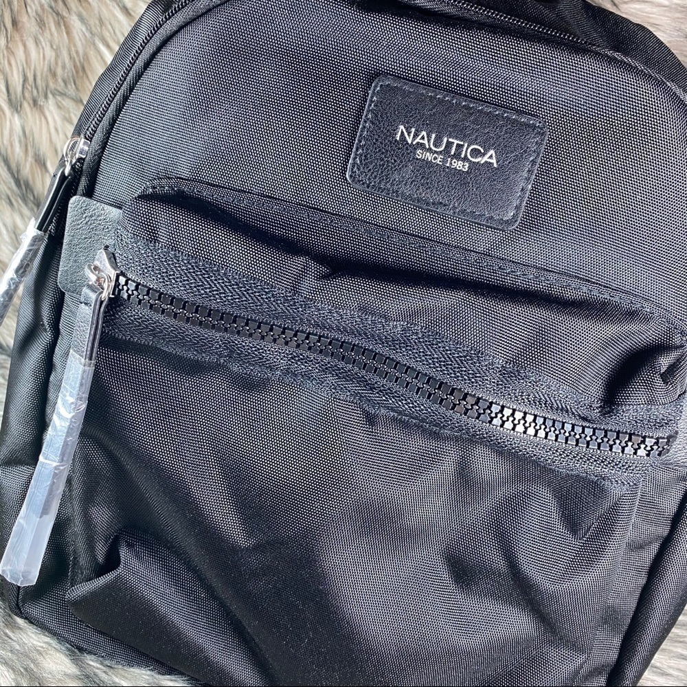 BLACK Nylon Medium Backpack - Picture 2 of 7